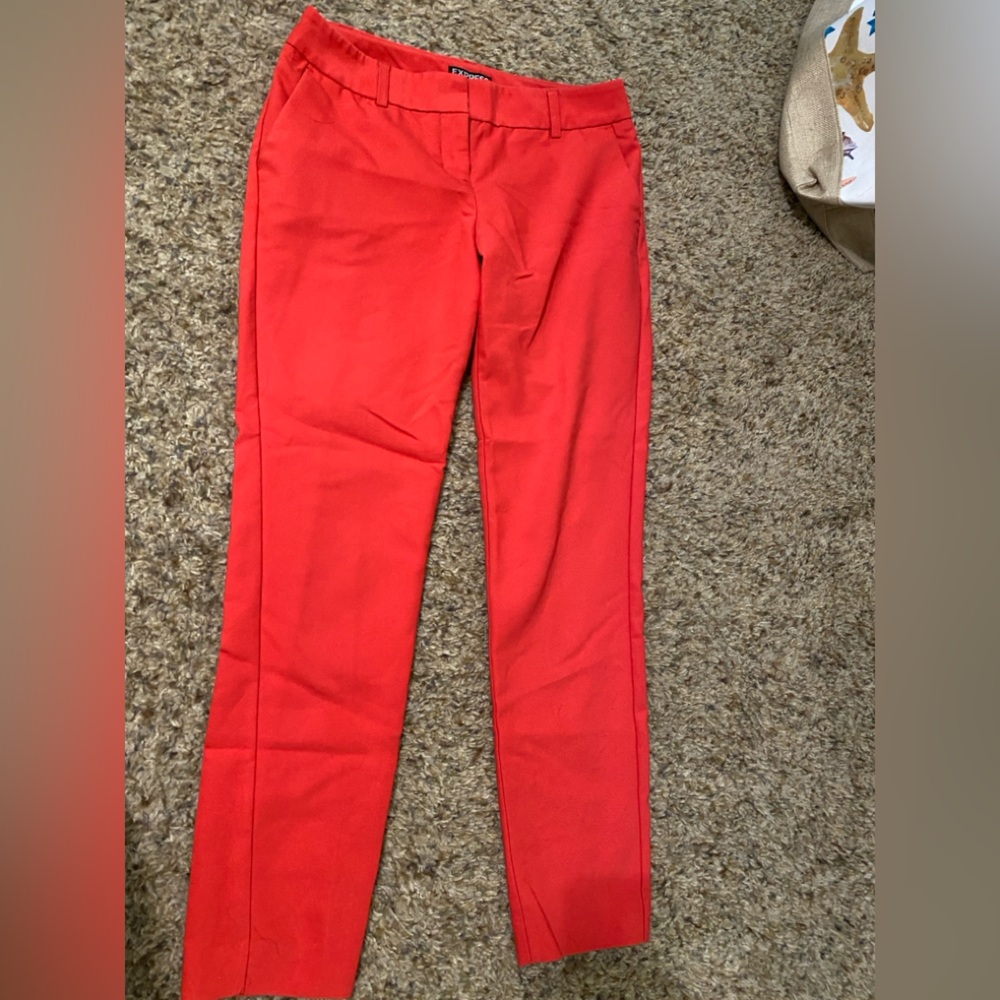 Express Bold Red Trousers